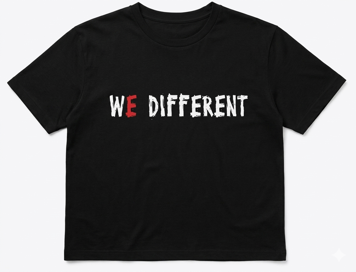 WE DIFFERENT TEE