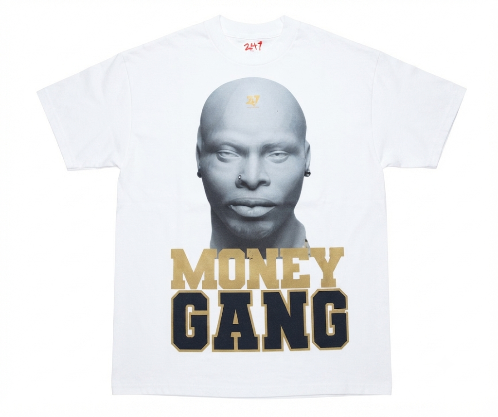 MONEY GANG TEE — Black — view 5